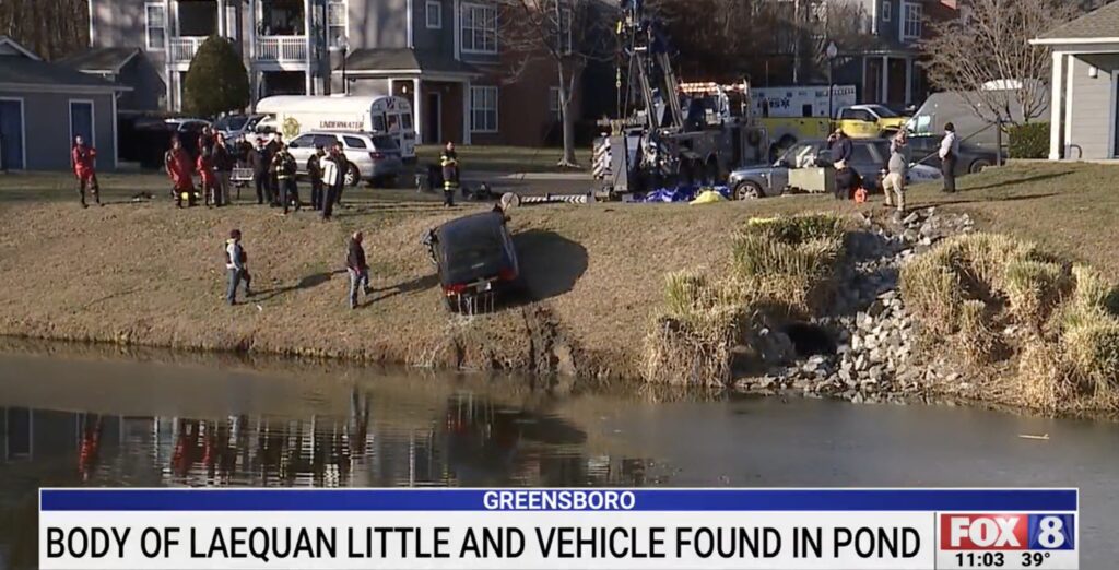 An underwater recovery team recovered a body from a pond at a Greensboro apartment complex on Monday, according to a Greensboro Police Department news release.