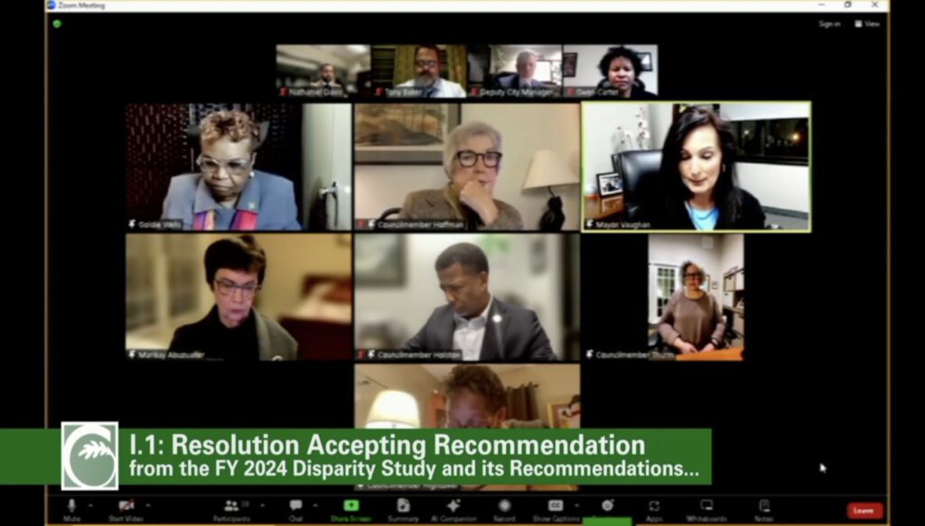 Resolution Accepting Recommendations from the 2024 Disparity Study and its Recommendations