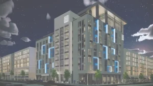 The Carroll at Parkside project, a downtown development which will include a hotel, apartments and Greensboro’s first rooftop bar and restaurant.